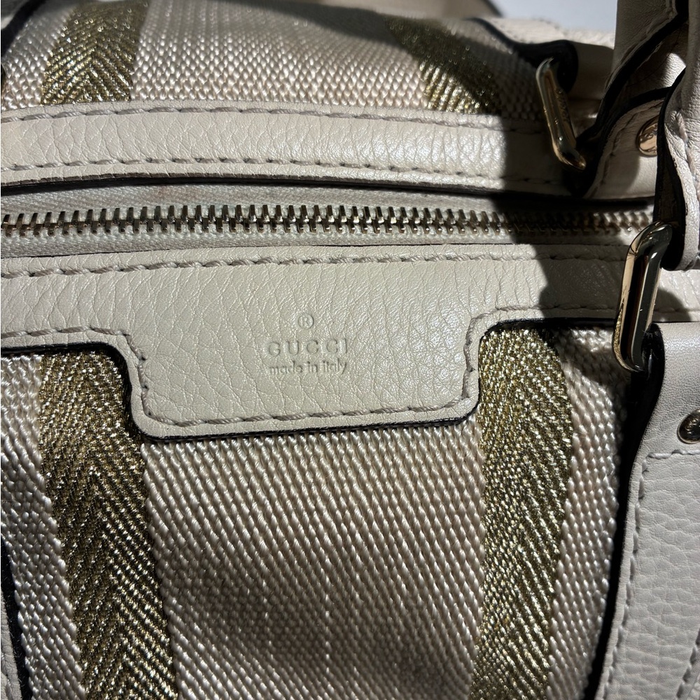 Gucci  Cream and Gold Women's Handbag - Picture 10 of 12
